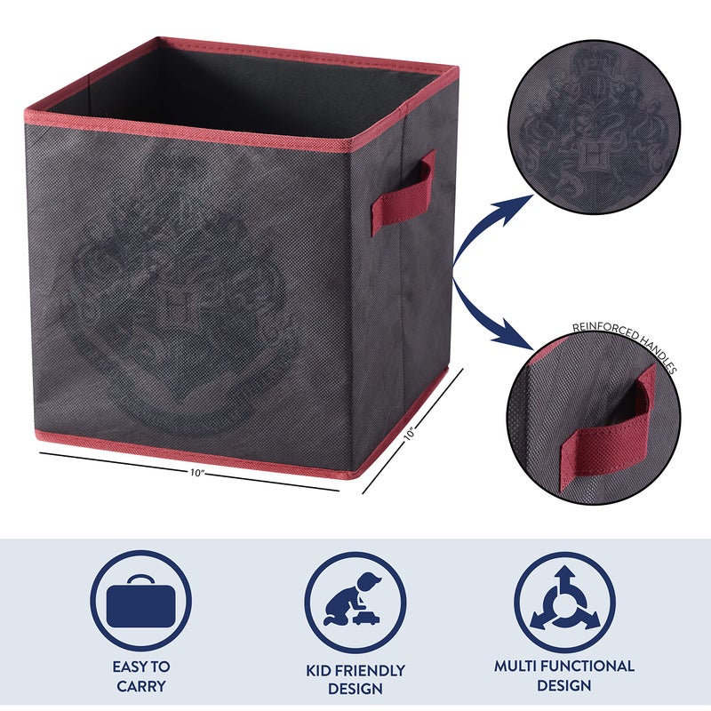 Idea Nuova Harry Potter Set of 2 Durable Storage Cubes with Handles - Image 4